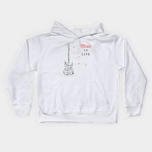 Music Is Life #2 Kids Hoodie